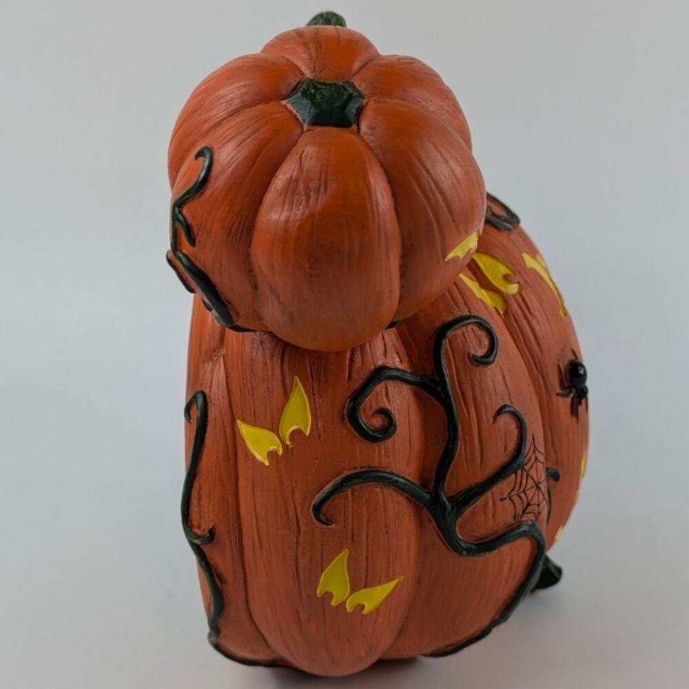 Mickey Mouse Halloween Pumpkin Lighted 2014 Disney Parks Excl Haunted Mansion - Picture 2 of 16